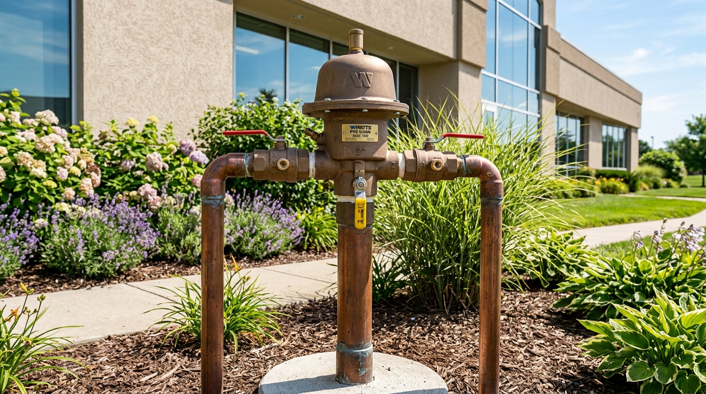 Commercial Irrigation PVB Assembly in Waterloo Facility